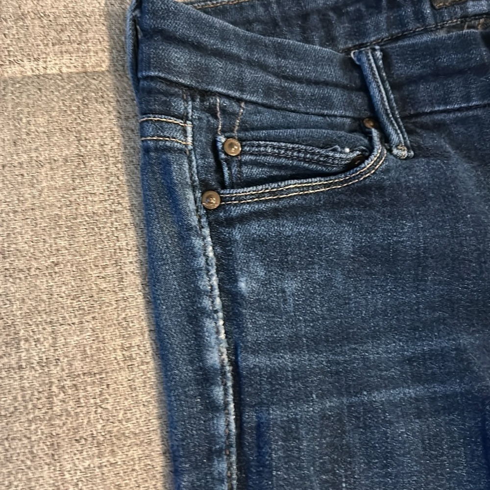 MOTHER THE LOOKER LOW RISE SKINNY JEANS SIZE 24 - Picture 13 of 16